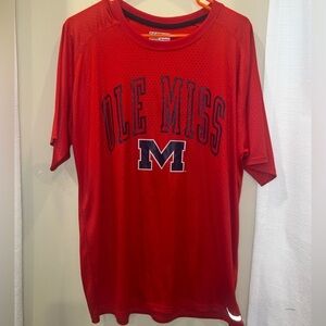 Men’s large ole miss dry fit shirt